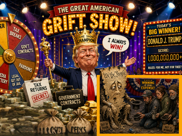 Rutherford_Inst's tweet photo. Donald Trump promised Americans they would get tired of winning. The problem with Trump’s brand of winning is that it requires Americans to lose.
___
If This Is Winning, America Can’t Afford Much More of It | By John &amp; Nisha Whitehead
https://t.co/USI38yeTEa https://t.co/EtVrp0uMn7