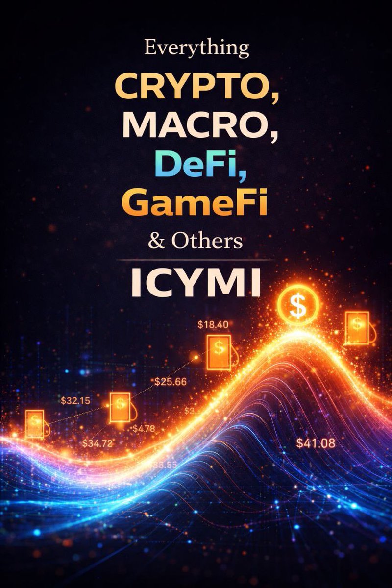 slicedatcherry's tweet photo. 🚨Everything Crypto ICYMI – Wednesday’s Edition✍️

Your daily breakdown of what actually moved markets across Crypto, DeFi, AI, GameFi & RWAs.

---

📊Macro & Markets

• $BTC falls under $66,000

•🇺🇸S&P 500 surpasses $69T market cap for the first time ever

•Yesterday, $320M in crypto longs liquidated within 60 minutes

---

🏛️Regulation & Policy

•🇺🇸🇮🇷U.S. imposes sanctions on Iran’s largest crypto exchange, Nobitex

•🇺🇸Crypto Clarity Act added to Senate Legislative Calendar

•White House reviewing SEC + @CFTC proposal to overhaul swaps reporting (Bloomberg)

---

🏢Institutions & Market Structure

•@coinbase becomes first @CFTC-regulated platform offering U.S. institutions access to global crypto perpetuals & options

•@Grayscale’s @HyperliquidX ETF ($HYPE) reportedly nearing launch (per @JSeyff)

•@SocieteGenerale-FORGE expands its stablecoin across @ethereum, @solana, @StellarOrg & $XRP Ledger

•Euroclear’s €300B tokenization project “Pythagore” set for Q4 2026 launch

---

🏢Real-World Assets (RWA) & Tokenization

•@xStocksFi & @okx @XLayerOfficial partnership brings tokenized equities (AI, defense, rare minerals, ETFs) to 200M+ users

•RWA open interest on @HyperliquidX hits ATH of $3B

•@plumenetwork integrates nOPAL on @pendle_fi (ETH mainnet)
→120-day market
→11% fixed APY (PT), up to 77% APY (LPs)
→Backed by Brazilian credit card receivables (@Visa/@Mastercard rails)
→~$200M institutional backing, audited by 0xMacro & Spearbit

•@variational_io launches RWA trading competition (points ahead of Q3 TGE)

→14-day window (May 29 – June 12)
→Ranked by ROI, PnL, volume (TradFi markets only)
→$250K notional volume required
→Rewards: up to 4,000 $USDC + additional incentives

---

🧠DeFi & AI Agents

•@RDNTCapital shutting down after failing to recover from 2024 exploit

•@superformxyz launches SuperformOS
→Onchain programmable vault infrastructure with full transparency

•@aave Labs proposes standardized asset listing framework across V3, V4 & Horizon

•@AnthropicAI pre-IPO perpetual goes live on @binance ($ANTHROPICUSDT, up to 20x leverage)

---

🎮GameFi

•Top blockchains powering crypto games:
→@binance Chain +251.83%
→Other chains +222.25%
→@ethereum +54.69%

---

⚠️Security & Incidents

•@0xfluid exploit:
→125K $FLUID + 51.9K $GHO drained via compromised key
→Funds routed through @TornadoCash
→@Merkle_Trade reward claims paused, core protocol unaffected

---

🧩Projects, Tokens & Narratives

•@telegram’s $TON set to be rebranded to $GRAM (Pavel @durov)

•@trylimitless launches Season 4 of its points program
→Campaign runs until October 26

• $LAB token hits $20B FDV
→Only ~310M of 1B supply circulating
→Allegedly ~95% insider-held (@zachxbt)
→Low float structure inflating valuation beyond fundamentals

---

🔓Token Unlocks

• $WET → $14.0M today

---

📈Daily Movers (24H)

•Top Gainers: $ZEC, $LEO, $HYPE, $M, $NEAR

•Top Losers: $BTC, $SOL, $BNB, $DOGE, $TRX

---

⚡Key Takeaways

•Liquidations + $BTC weakness signal fragile short-term structure

•Tokenization + RWAs continue scaling across institutions

•Market structure evolution (perps, ETFs, pre-IPO trading) accelerating

•Low-float tokens still distorting valuations

---

⚡Stay Ahead. Stay Informed.

If this added value, then:

❤️ Like • 🔁 Retweet • 🔔 Follow for more daily crypto market analysis, insights, trends, updates & beyond🌀