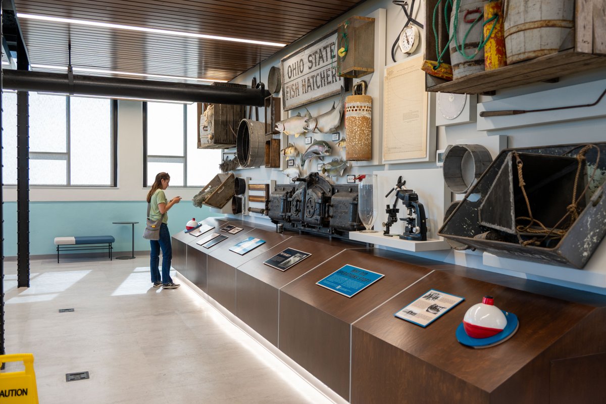 OhioDivWildlife's tweet photo. 🗓️ Put-in-Bay’s Aquatic Visitor Center is open Tuesday through Saturday from 10 a.m. to 5 p.m., between June 1 and October 1. Admission to the visitor center is free. 
🔗 https://t.co/Lf3xDpfDUi https://t.co/hKUoaTHb13