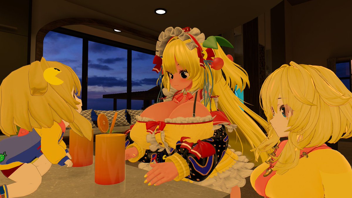 3rdMb64's tweet photo. The PAC Sister: PAC-KUU, Chibi PAC-KUU and Thicc Pac Gal, just having fun.
@sackchirp1698 @Stocking_ChanVR @Tomoe_GamingVR @PacFexa @DailyPacMan @officialpacman @oohwhop716 @glitchy519 @Scarda_Skulls @haydendjredskin @SoulStarsSeven @frennis_night @yu_uykapu @YonokazeRioka https://t.co/eje1MTjRDo