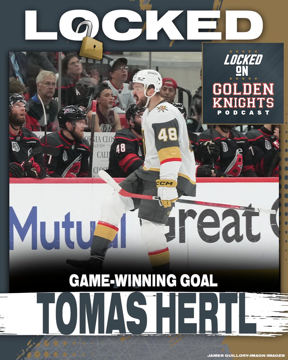LockedOnVGK's tweet photo. 🔒LOCKED PLAYER OF THE DAY🔒

Hertl's late game heroics help the Golden Knights seal Game 1 of the Stanley Cup Final. https://t.co/8b0UyzZt0q