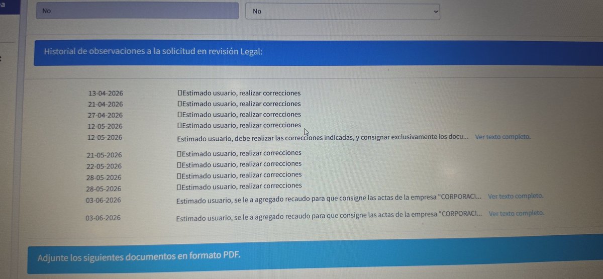HMarquezB's tweet photo. Desde marzo de 2026 estoy intentando autenticar el documento más sencillo que puede existir, COMPRA VENTA DE VEHICULO, TRES MESES(!!) y cada vez nuevas y absurdas correcciones. Y la Ley para la Celeridad y Optimizacion de Trámites Administrativos?
Qué desastre!
@Saren_ve https://t.co/bLNASKYtei