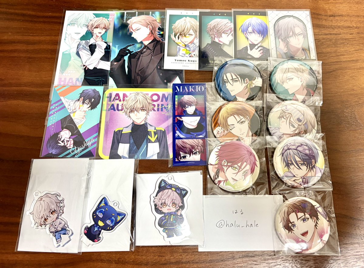 halu_hale's tweet photo. 【交換】ハンサムロンダリング サムダリ

譲▶︎写真
缶バは集めていないことや被り分、求め優先のため推しも含んでいます

求▶︎画像2,3枚目

まとめて＆条件良い方優先
ファンミ手渡し＞都内手渡しor郵送
ものにより比率違いや異種も可
ご相談ください。

検索からでもお気軽にお声掛けください。 https://t.co/mihqo2jIMQ
