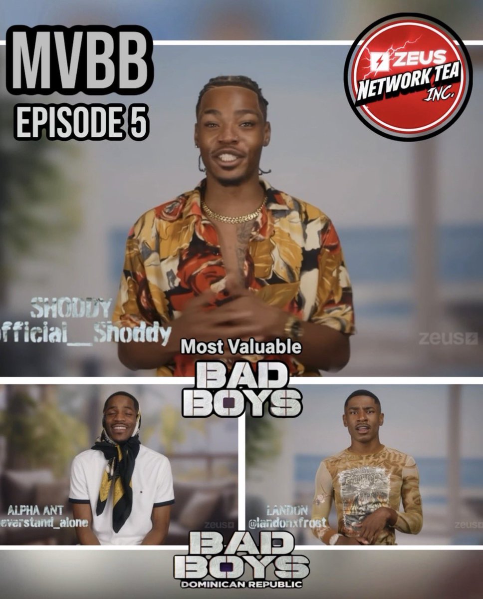 zeusteainc_'s tweet photo. Most / Least Valuable Bad Boys of episode 5 #BadBoysDominicanRepublic 👀 https://t.co/Gp5e6cpeaK