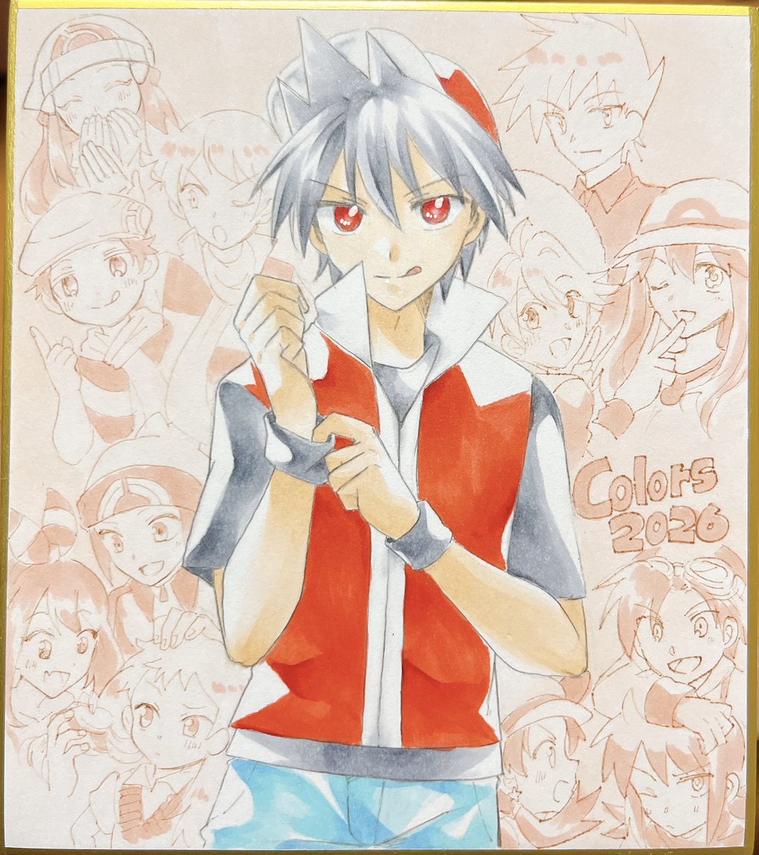 hirohiiragi's tweet photo. 色紙描けました☺️
カントー以外描いたのひっさびさだぁ https://t.co/nHcMcDK0pI