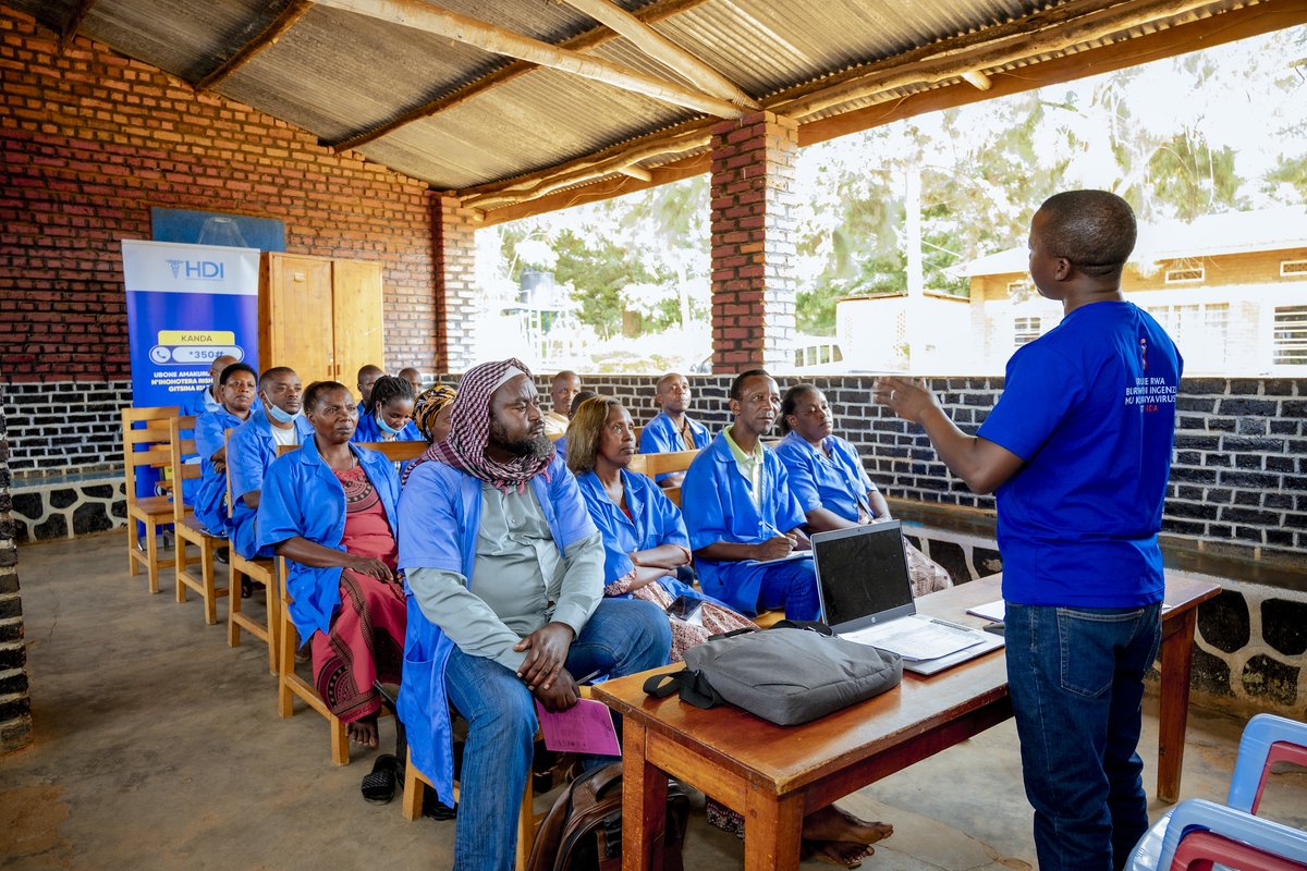 HDIRwanda's tweet photo. Community Health Workers conduct the crucial role of household follow-ups, supporting adherence, and ensuring patients remain in care until treatment completion. This community-led approach has showed that it can improve TB outcomes and bring services closer to households.
 #AdvancingHealthRights