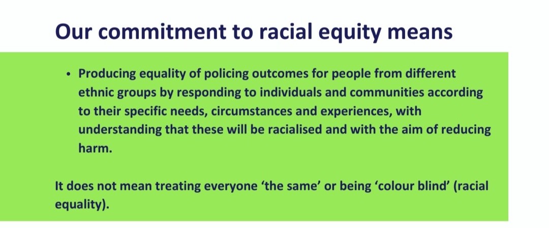 StaddonChris's tweet photo. @connor_naismith Nobody is addressing the serious question:

Why does the NPCC promote an approach that does NOT include "treating everyone the same", or racial equity?

https://t.co/TYDvt2eXMR

This needs a serious review.

https://t.co/5AztG5IvU9 https://t.co/aGSuuOs4WR