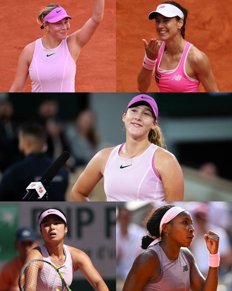 TennisChannel's tweet photo. On Wednesdays, we wear pink 💅💖 https://t.co/Vkxh7wYwZF