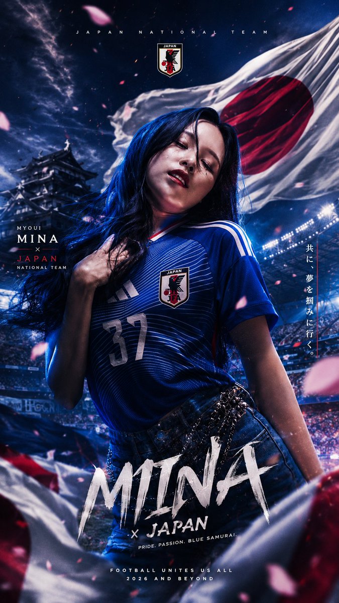 DailyKpopG's tweet photo. #worldcup D-10
私たちは日本をサポートします 🇯🇵
#Japan 
#wallpaper 
#sakura 
#mina
#naoi 
#enamiasa https://t.co/Bpe9mh4rwe