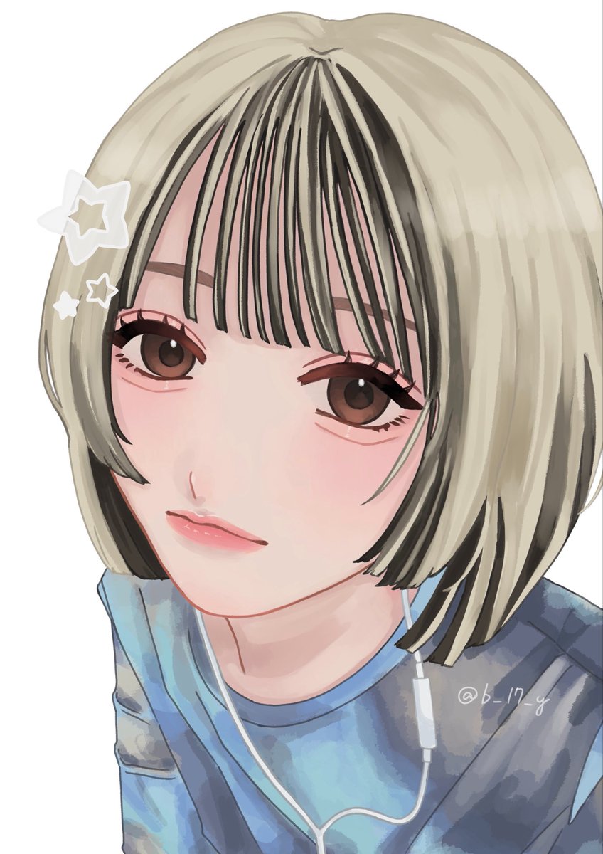 b_17_y's tweet photo. すいちゃん描かせていただきました…(T＿T)⭐️ https://t.co/4DttFaXjvo