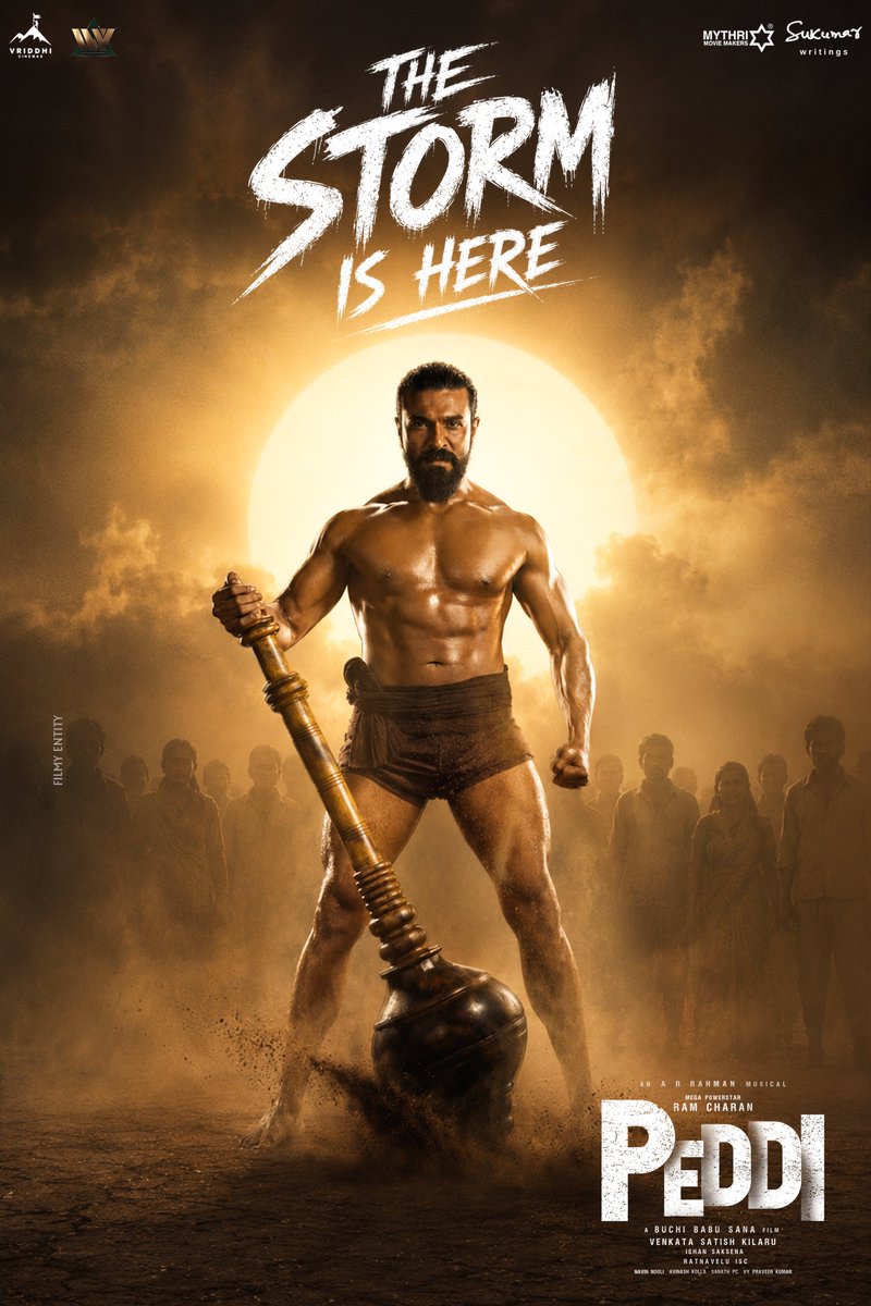 filmyentity's tweet photo. Peddi gadi aata Modalu 🔥🔥
.
HIS GAME....HIS PRIDE 🔥
.
#GetReadyForPeddi #Peddi #Ramcharan #RamCharan https://t.co/i4Uyzm8m9Y
