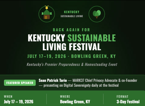MARK37_com's tweet photo. We're back at Kentucky Sustainable Living!
Bowling Green, KY · July 17–19, 2026

Join us for Kentucky's premier preparedness event, a 3-day festival packed with speakers, vendors, and hands-on workshops for anyone serious about homesteading and self-sufficiency. 

MARK37's own Sean Patrick Tario will be leading daily training sessions on digital sovereignty, covering how to protect your privacy, escape the surveillance economy, and take back control of your data.

Stop by our booth to meet the team and get hands-on with our Ghost Phones and Ghost Laptops, privacy-first devices with no Big Tech tracking or data harvesting.

More details: https://t.co/JUWA58NUvj