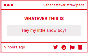 metal SNOWBALL tweet media
