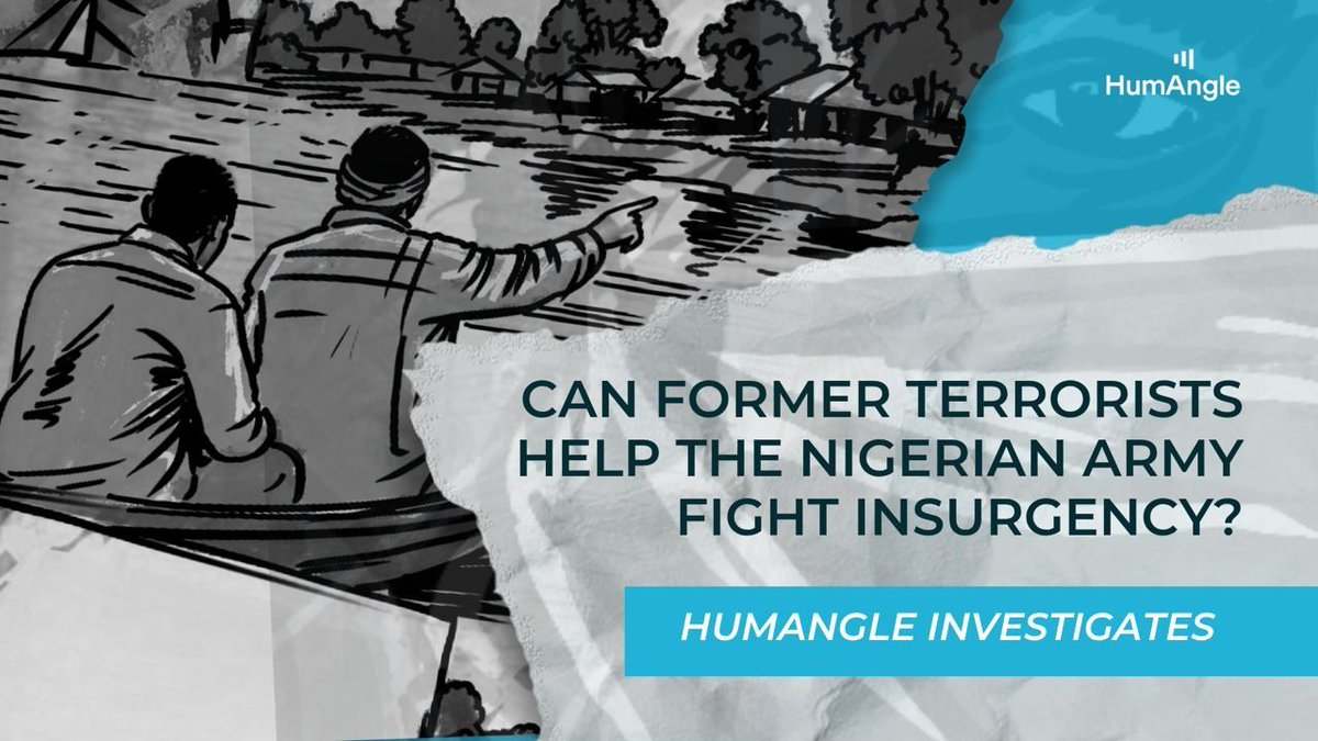 HumAngle_'s tweet photo. Authorities have said that former terrorists help in the fight against terrorism. 

How does this work, and has their assistance changed anything so far?

In our soon-to-be-released investigation, @A_Salkida speaks with all sides involved.

OUT THURSDAY https://t.co/OXH0TDCyTr