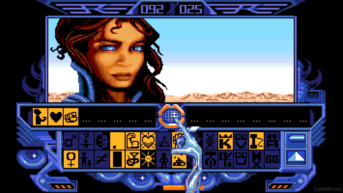 Gamrok's tweet photo. Trying to communicate with this beautiful Ondoyante 🤪

🧵 3/

#Dune #CaptainBlood #CryoInteractive #EreInformatique #Exxos #RetroGaming #AtariST #Amiga #DOSGaming #SciFi #PixelArt https://t.co/mrledJDWPG