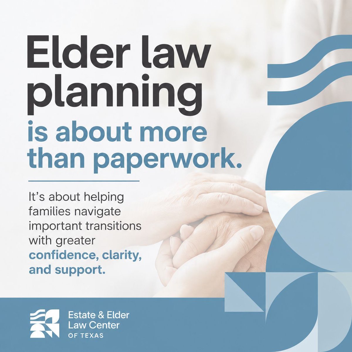 eelctx's tweet photo. Watching a parent age can bring up questions #families never expected to face.
Whether you’re planning ahead or responding to an immediate concern, thoughtful #legal planning can help create more options and less stress for everyone involved.

Please contact us at (281) 407-9830. https://t.co/dww6HXUma1