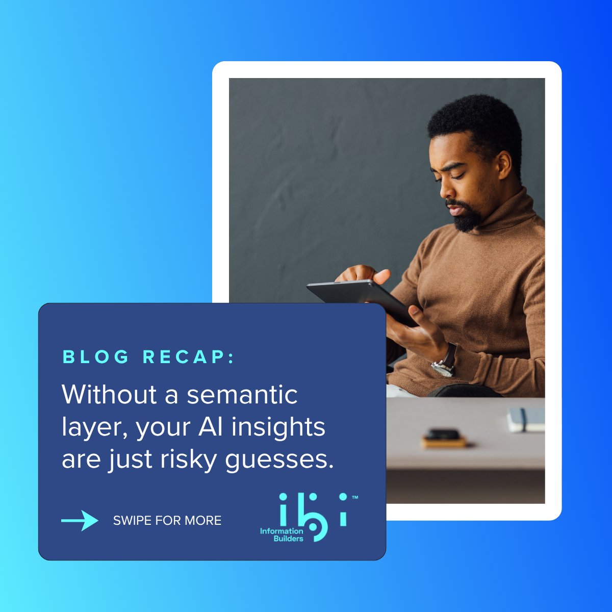 infobldrs's tweet photo. A semantic layer establishes consistency for all your analytics &amp; AI, giving you a single source of truth. Drive trust with ibi: https://t.co/ZmxiCzC3fB

#GenerativeAI #DataAnalytics #SemanticLayer #ibiWebFOCUS https://t.co/l8m6bxtLj1