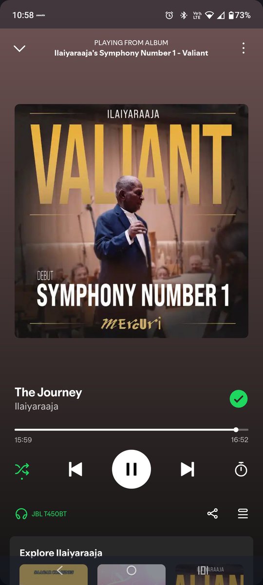 baranicool's tweet photo. Valiant in the Night, makes me fly✨😻

#Ilaiyaraaja #Valiant #Symphony https://t.co/mM59g2BdV6