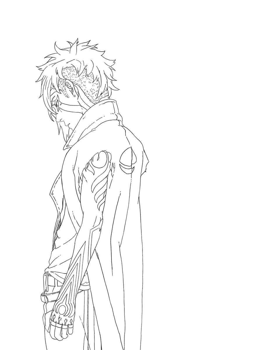 Hyperaintbad's tweet photo. KAWAKI lineart https://t.co/NqtmZHCiNH