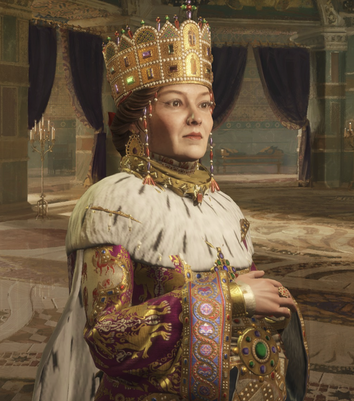 writercollin's tweet photo. Ck3 -> Vic 3 megacampaign Part 3: The Decline of Empire

Emperor Theodoulus II was in rather good health for his age when he suddenly died. Many had considered God had smitten him for "betraying" his people with such a curse after unifying the churches. Yet, the law was now law. St. Philomina of Hainaut was crowned the new Basilissa of the Latins, though the nobility had plotted to overthrow her quickly. But she was an intelligent woman and quickly imprisoned and exiled the dukes who threatened her rule.

She would be uneasily crowned by the Pope in 1406. Comparisons were made of Irene of Athens. To satisfy the fears of the people, she submitted to the Pope's authority. It was shortly after her crowning, though she was believed to be unable to have more children after a decade of infertility, she became miraculously pregnant once more, and gave birth to a daughter, whom she named Maria. Many believed this was a blessing from God.
