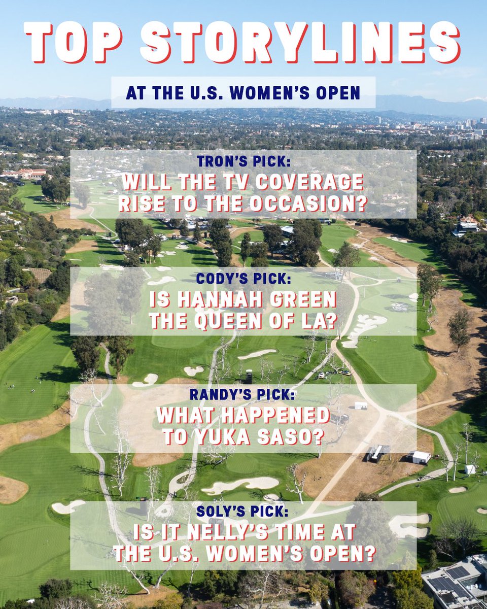 NoLayingUp's tweet photo. No shortage of storylines this week at the U.S. Women’s Open. Our preview pod is available now. https://t.co/M3XQEfcQEk