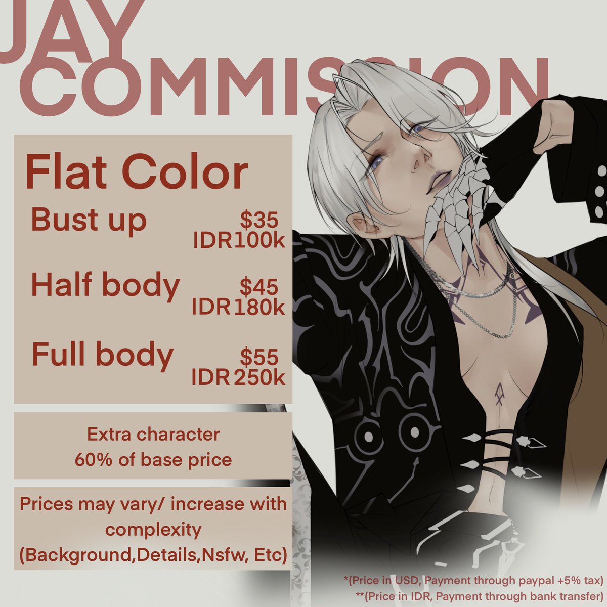 FyredU's tweet photo. Reshares are appreciated 🖤
Commissions are open for local (🇮🇩) &amp; intl, I'm also on Vgen now! 

⟡ International commissions please DM or Vgen: https://t.co/VblpXYlDgN

⟡ Local commissions please DM 

#artcommission #vgenopen #artidn https://t.co/hQ66WUm2ju