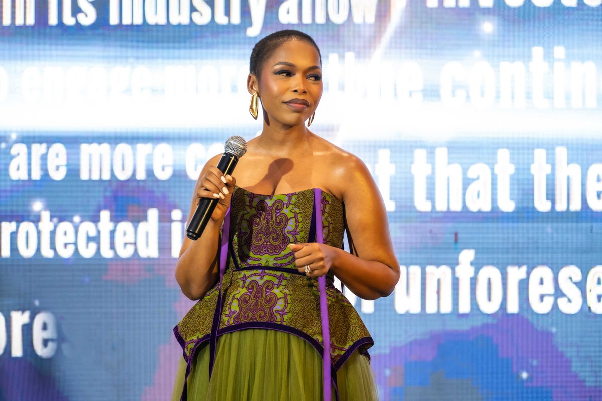 BankerMagazine's tweet photo. A very special thank you to our Master of Ceremony, Nozipho Tshabalala, for hosting the 20th African Banker Awards with such grace and brilliance. Award-winning journalist, financial markets broadcaster and world-class moderator. What a night.

@therealnozi https://t.co/bUvhBghr2w
