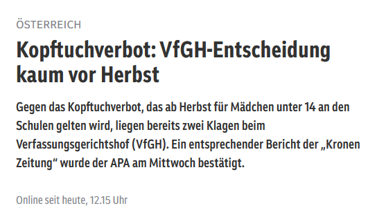 FHMaverick's tweet photo. Die frauenfeindlichen Steinzeit-Islamisten klagen gegen das #Kopftuchverbot bei M��dchen &amp; Kleinkindern!

Wo ist der Aufschrei von @eviholz, Links &amp; Co? https://t.co/41ZP3kD7fD