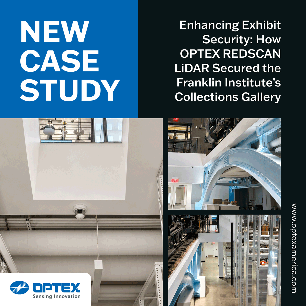OptexAmerica's tweet photo. When the Franklin Institute needed a security solution to keep art pieces safe without compromising the visitor experience, the solution was clear: the REDSCAN mini RLS-2020i.

Full case study here: https://t.co/awvAtDaBPf https://t.co/N9NiQdjp8G