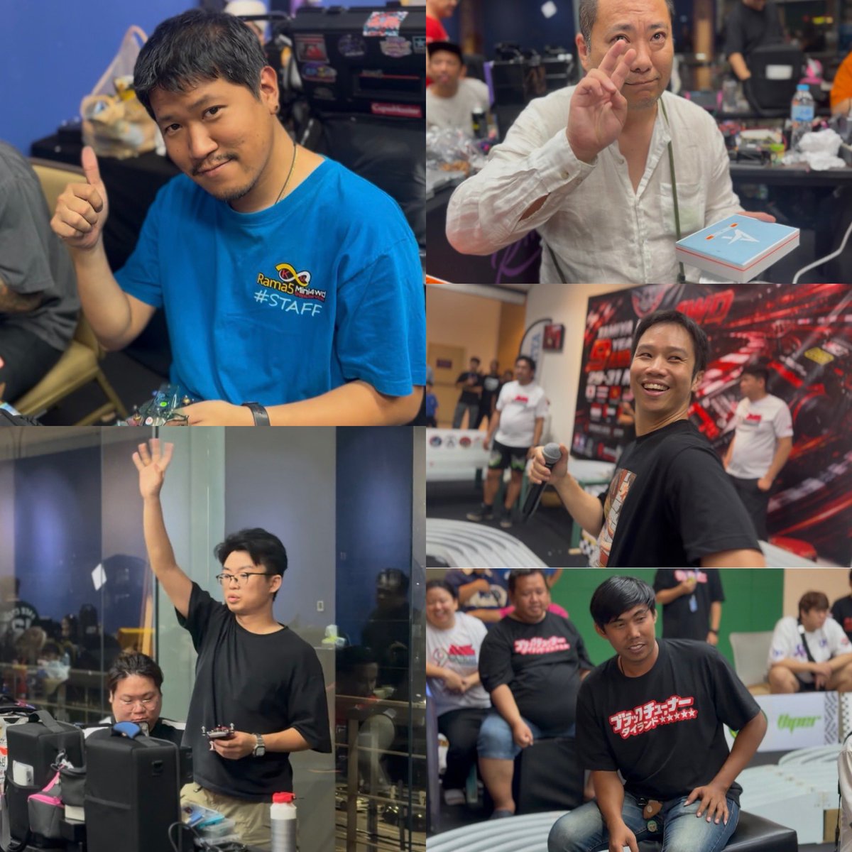 hyperdashkichi's tweet photo. 約1週間滞在したタイから帰国🇹🇭✈️
10カ国が参加したミニ四駆レース、
本当に思い出しかありません🌟🌟
言葉が話せなくても大丈夫🙆
ミニ四駆は究極のアルティメットツールです🧰
現地で本当にお世話になったアピワットさん、参加された各国の皆さん、BLACKTUNERの方々、通訳してくれたケージさん、そして日本から一緒に行ってミニ四駆の事とかタイの事とか色々おしえてくれた、アラーキーキャプテン、カメさん、たかもさん、ありがとうございました🦛
ミニ四駆がまた一段と大好きになりました‼️

Keep on running!!!!

#ミニ四駆
#ハイパーダッシュ基地
#blacktuner