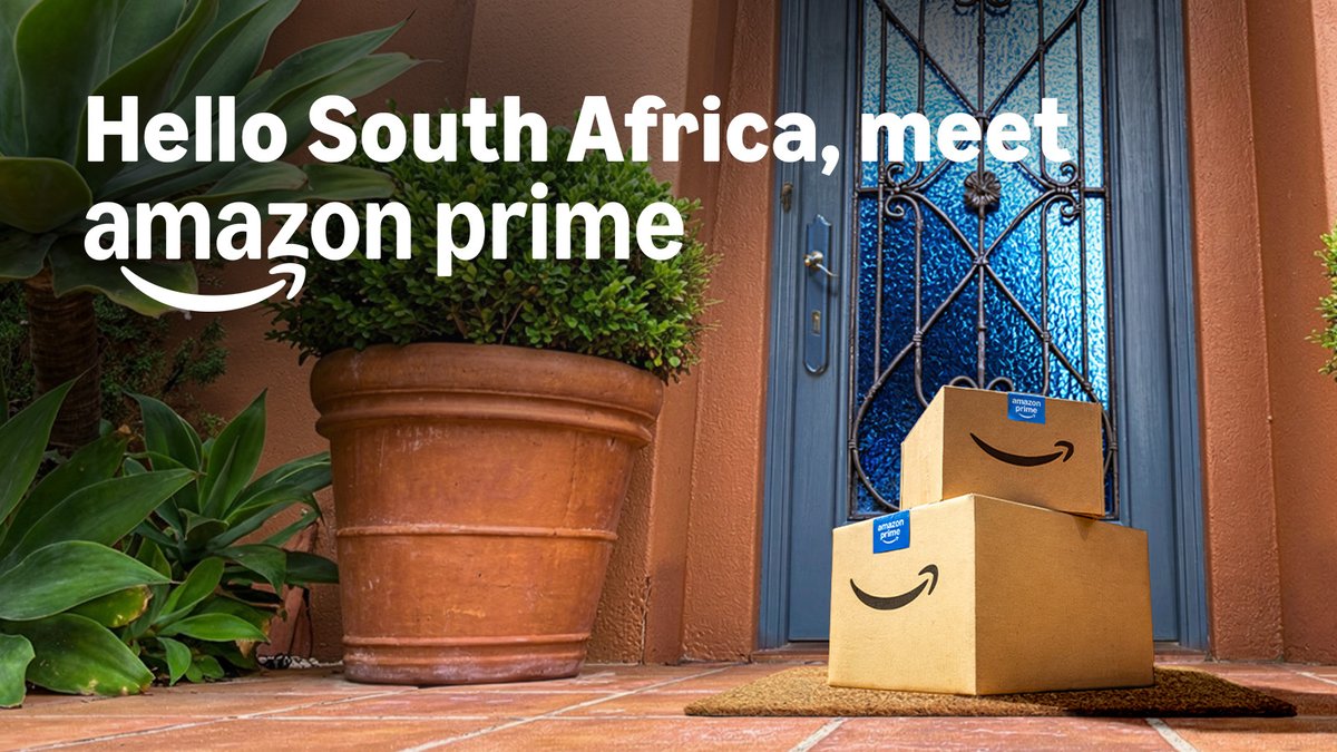 AmitAgarwal's tweet photo. Amazon Prime is now live in South Africa! 🇿🇦

Customers can now enjoy a free 30-day trial with:
• Unlimited free Same-Day & Next-Day Delivery on eligible items
• Prime Video, including Rise: The Siya Kolisi Story
• Amazon Luna gaming + Twitch benefits
• Exclusive deals and access to South Africa’s first-ever Prime Day later this month

A big milestone for the team, two years after launching https://t.co/eynKhNiwFN. Still #DayOne. 🚀

Learn more about Amazon Prime in South Africa: https://t.co/eBootpBj0Q

 #AmazonPrime #SouthAfrica
