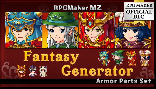 DOTseisaku's tweet photo. { Fantasy Generator - Armor Parts Set } for "RPG Maker MZ" is the package of artworks including the protective gears such as a helmet, shield, robe, over 90 parts both for men and women!
#RPGMakerMZ #pixelart #IndieGameDev #dlc https://t.co/UMLpBa7COH