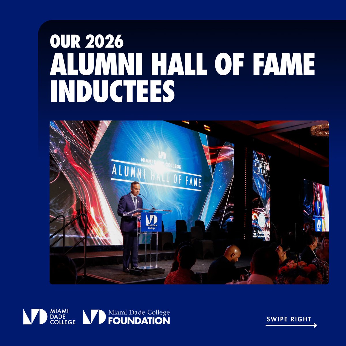 MDCollege's tweet photo. We are proud to introduce our newest Alumni Hall of Fame inductees.   This Friday, we will gather to recognize these exceptional graduates whose leadership and service reflect the enduring impact of an MDC education.  Learn more about each honoree here: https://t.co/Jn2xVl2T7M