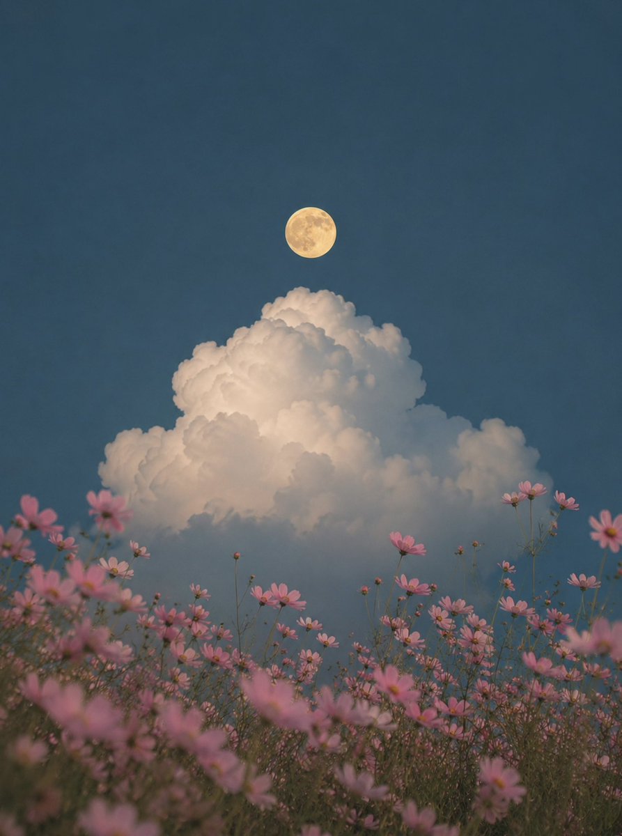 aseelswaid9's tweet photo. The Moon, the Clouds, and the Flowers

From my work Aseel Swaid. https://t.co/FilY7y87qY