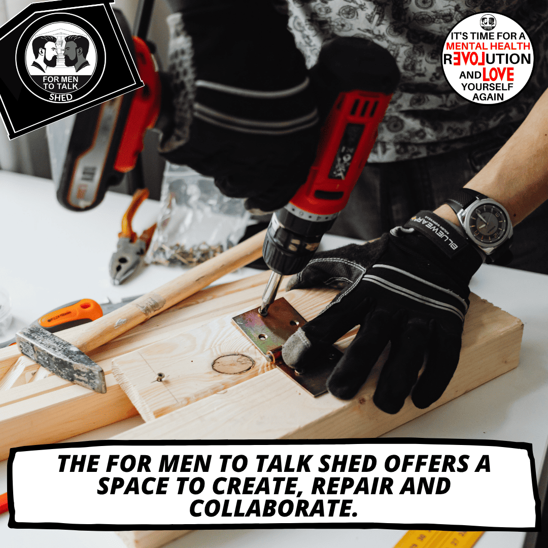ForMenToTalk's tweet photo. #mensshed #community #woodwork #wellbeing #health #menssheds #handmade #communityproject #support #growstrongertogether #menswellbeing #headtotheshed #menshed #shedicine #diy #carpentry #mindfulness #awareness #mentalhealthmatters #mensmentalhealth #mentalhealth https://t.co/wTLgF8Xqyh