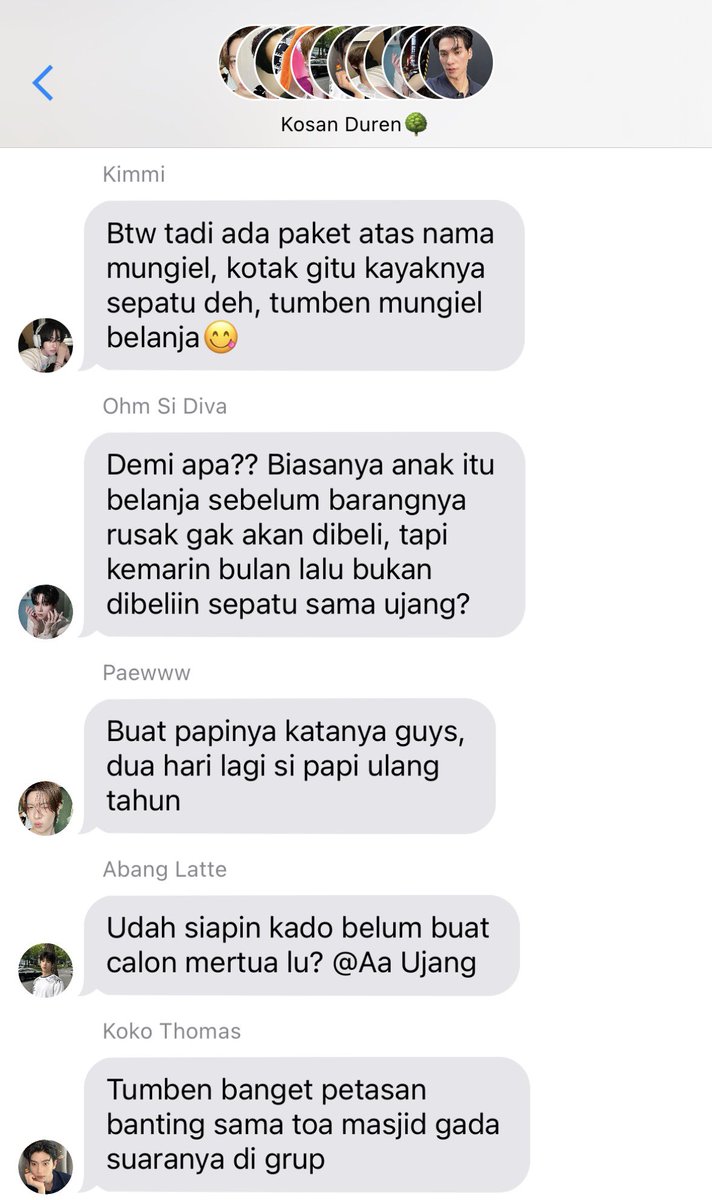 khemzira's tweet photo. Situasi di grup chat https://t.co/sk4TmV2cZU