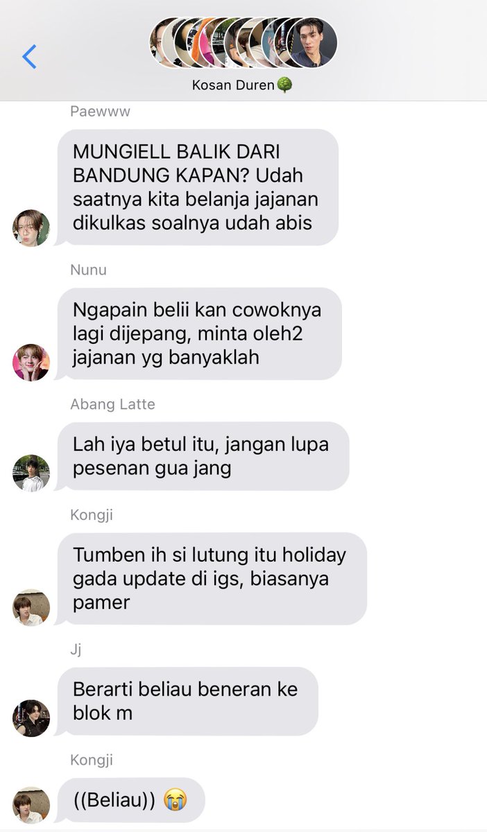 khemzira's tweet photo. Situasi di grup chat https://t.co/sk4TmV2cZU