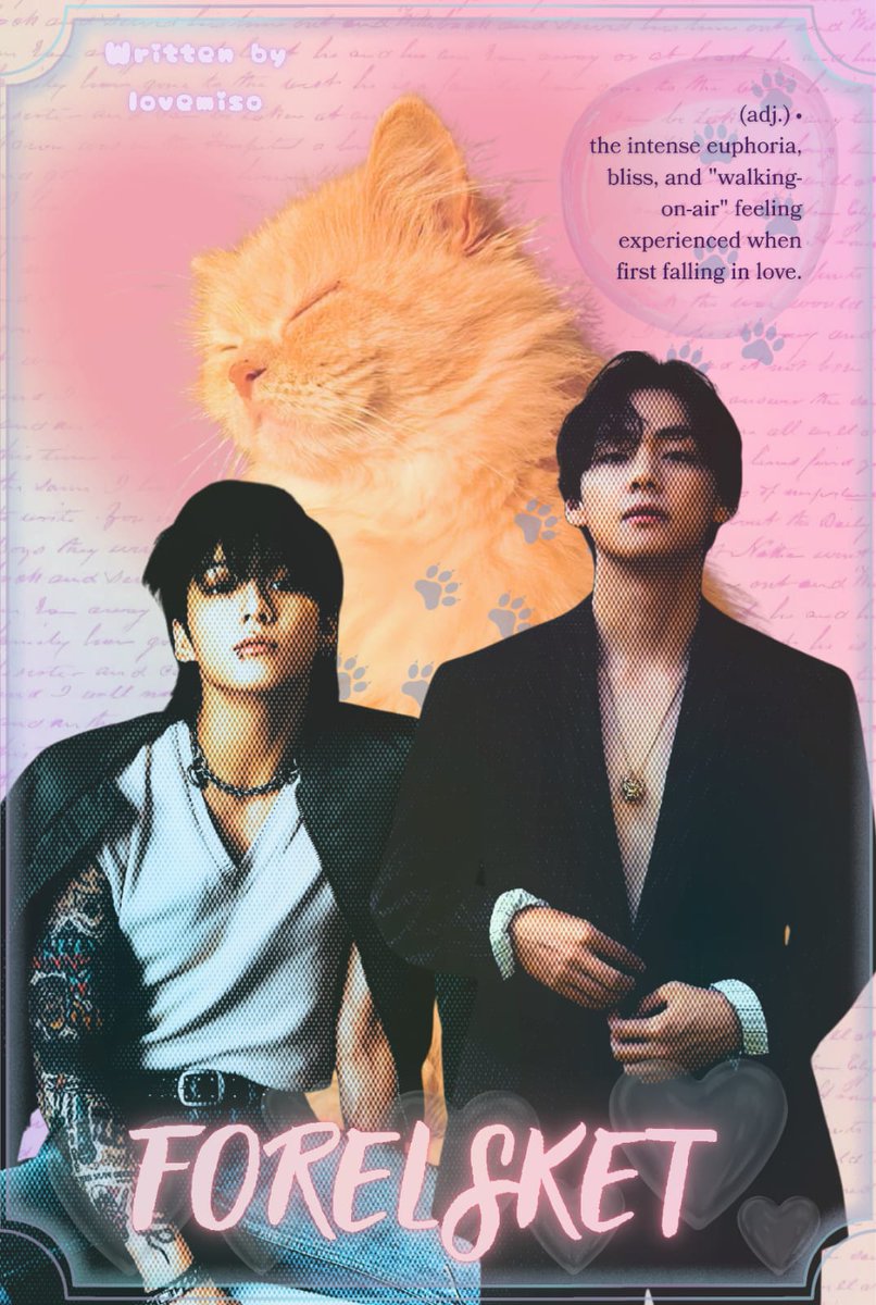 koosthiccc's tweet photo. forelsket [#taekookau] • ongoing

(adj.) •
the intense euphoria, bliss, and "walking-on-air" feeling experienced when first falling in love.

• 39k words
• 4/?
• Age Gap
• CEO Taehyung x Uni student JK
• Tae top x Koo bottom
• Possessive Tae

🖇: https://t.co/4Tn2TxUex5 https://t.co/wsUfjBFtQ2