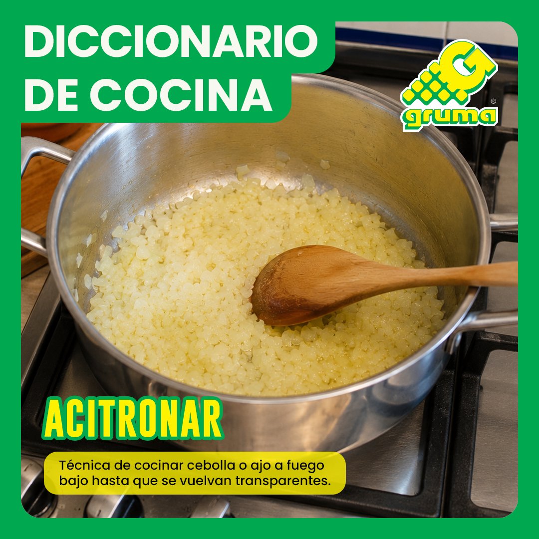 GrumaGlobal's tweet photo. Los pequeños pasos también hacen la diferencia en la cocina:
Acitronar ayuda a resaltar aromas y dar más sabor a distintas preparaciones. 🧅
#GRUMA #tradición #cocinamexicana https://t.co/m1fR1WzT0a