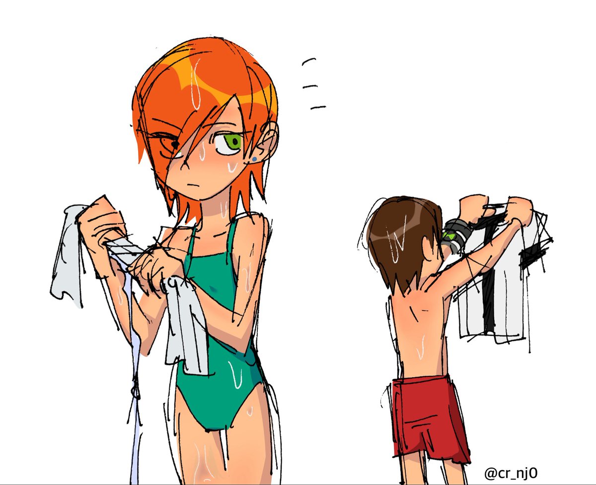 cr_nj0's tweet photo. #bwen 
びしょ濡れ https://t.co/8qHhnieAta
