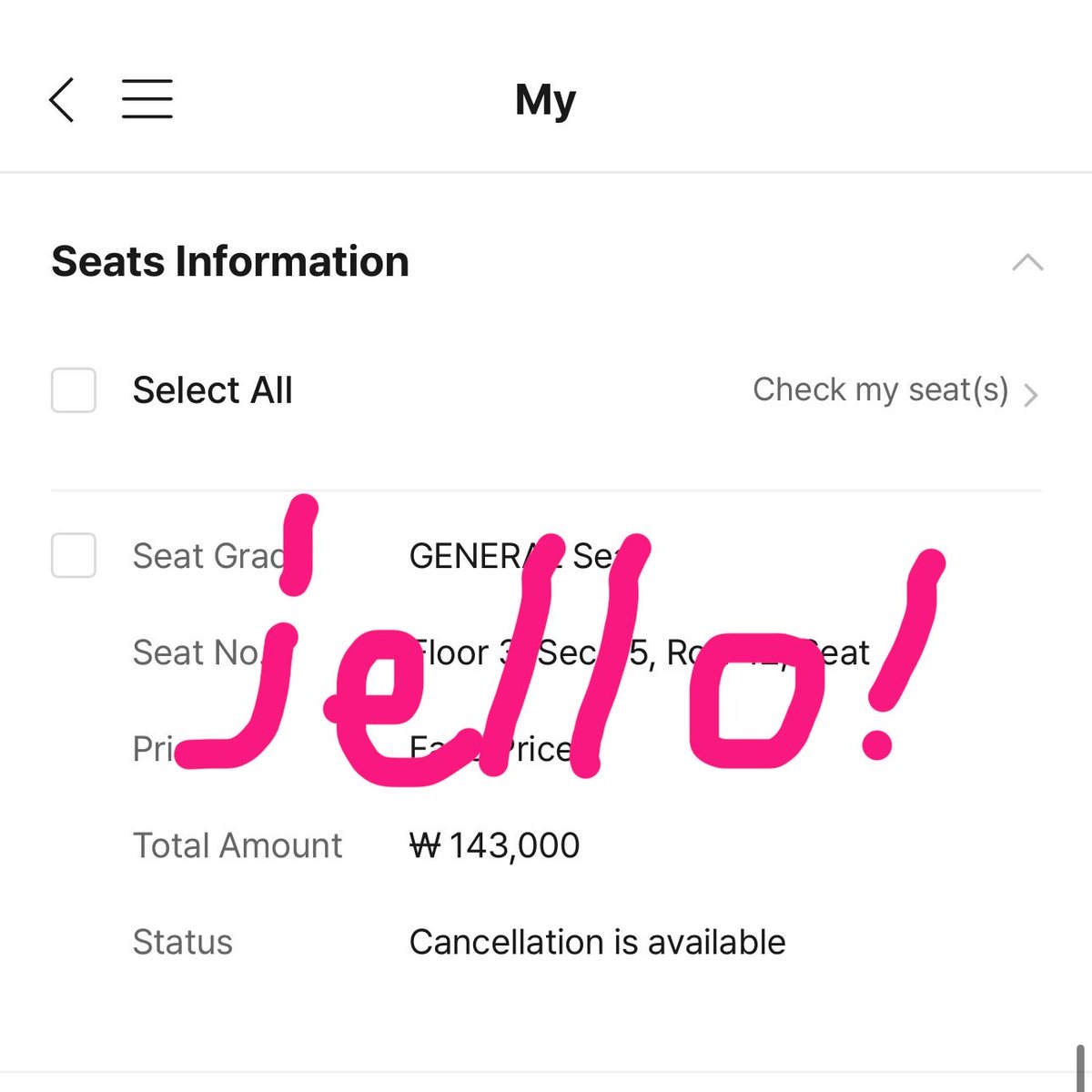 jelloboox's tweet photo. ขาย / wts 

บัตรวันอาทิตย์ 7/6 ⭐️

โซน 35 แถว 12 

ขาย 3500 บาท รับบัตรหน้างานเข้างานพร้อมกันได้เลยค่ะ 🥺

dm ได้เลย

 #JAEHYUN_MONO https://t.co/dXdnqQcZFa