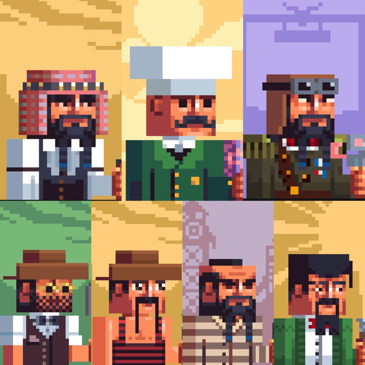 mohdesso's tweet photo. The number of citizens in my wallet are increasing, i have a general, a postman, a rare prisoner, a Chef and i will be adding more

The game also is up and running. 
The  community can’t stop playing it on Discord. 

You can log, hunt and farm in order to collect recourses 

Then you craft items like swords, armors, leather Helms and shields to fight the great bad BoB. 

Most importantly you must work with others to a queen named HER feed, healthy and happy 

The team led by @mirror_web3 had created a vibe that was missing from the NFT space and that got me all in with them

NGL, am still missing  female citizens in my collection, got to fix that soon

If you are already in the farm, show me what you which ones are you holding