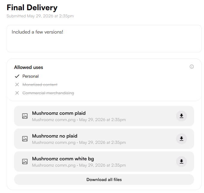 fataltype's tweet photo. you receive a commission request from them, after speaking to my RE artist friends it seems like they try to commission almost everyone. here's proof i completed the comm and received a positive review hours before they filed the chargeback :/ https://t.co/cUFWoT5n6y