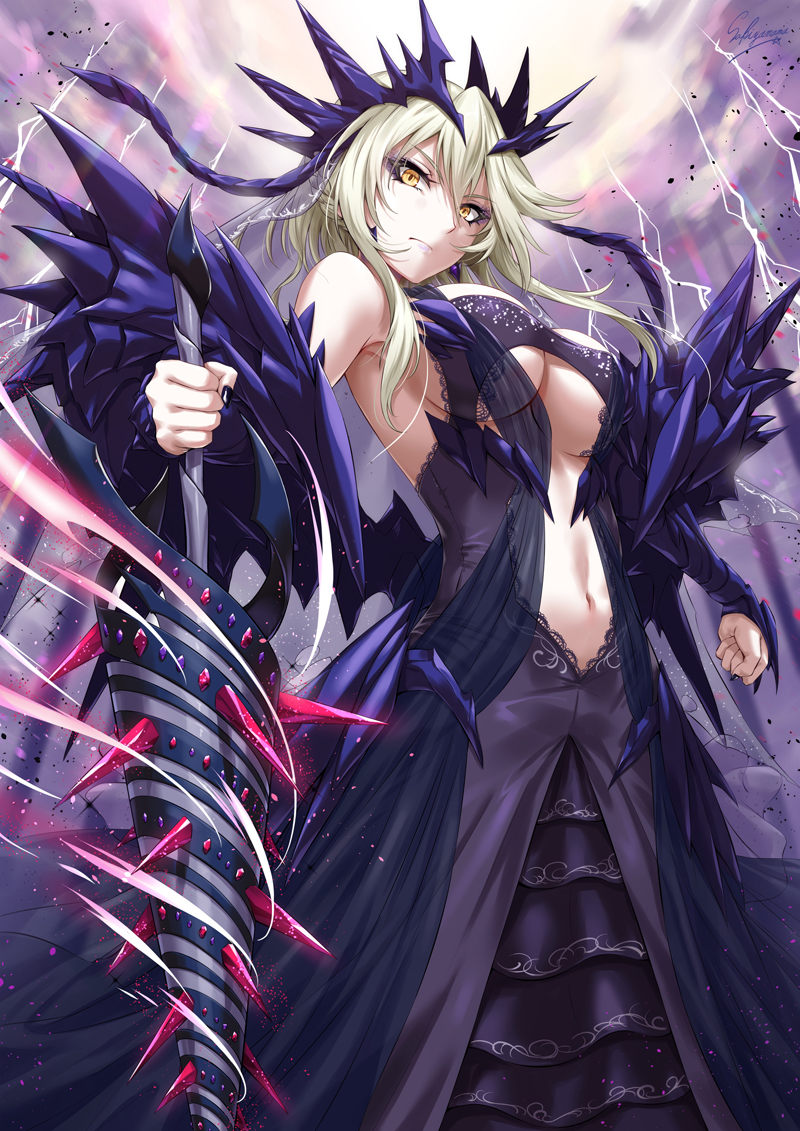 sakiyamamamama's tweet photo. 👑ウェディングランサーアルトリアオルタ👑💍
#FGO https://t.co/33uBaimxWz