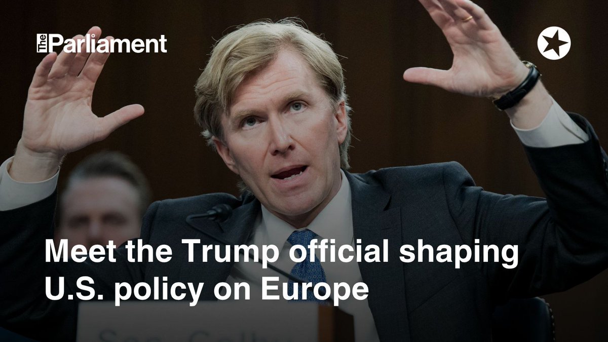 Parlimag's tweet photo. Pentagon policy chief Elbridge Colby is a principal driver of Washington’s Euroskeptic turn during President Donald Trump’s second term and a figure key to understanding how Washington's turn toward geopolitical realism is transforming the transatlantic relationship. 

He's an architect behind the U.S. troop pullback from Europe, and even sees the European Union as a possible continental hegemon that could deny the U.S. access to European markets and military bases. 

Read the full profile by @pedersschaefer: https://t.co/CCadUBv9SQ