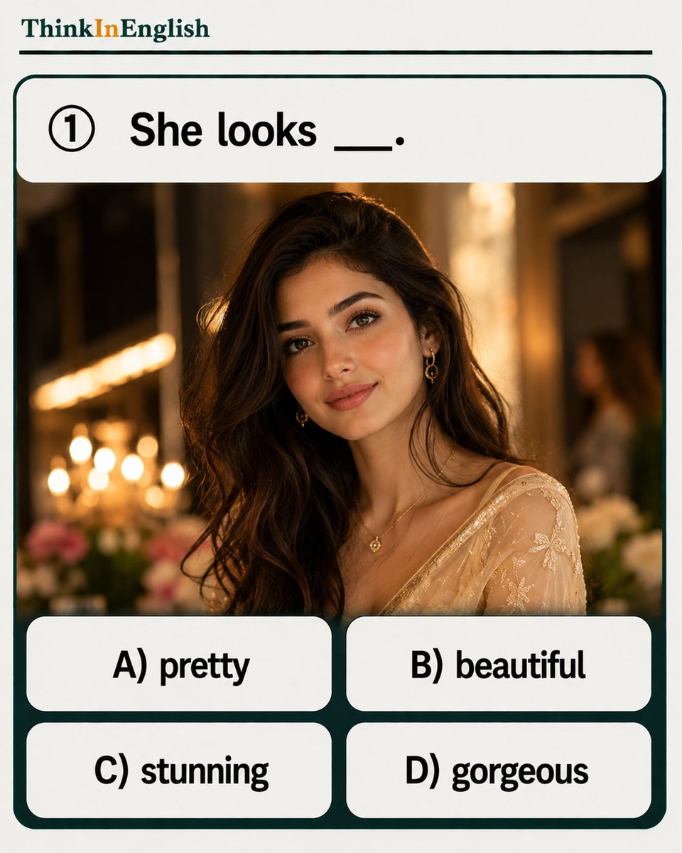 ThinkinEnglis's tweet photo. 98% people choose the wrong option🤔 https://t.co/nqAeSnxAIN