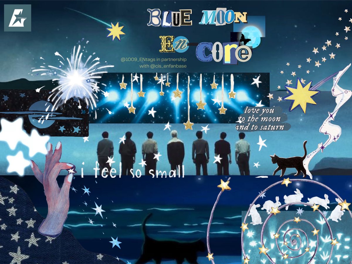 1009_ENtags's tweet photo. Hi ENGENEs, it’s the 4th of June 12AM KST, time for the of our Project Luna Cycle “EN-CORE” D5!  ★

This is a project organised and coordinated by ENGENEs all around the world in order to unite and show our unwavering love to ENHYPEN. 

The legend of the Blue Moon says that once in several decades moon is going through a blue phase — short period of time, when its light goes transparent and all masks come going off during that night. 

According to the legend, Blue Moon shows up when the distance between hearts becomes too long. Blue Moon lightens the way for those trying to find each other — even if they’ve drifted apart after some time.

And if the Blue Moon has a power to bring a lost person back home, we should unite under its light. SevEN vampires should meet again under the Blue Moon. Because even during the hardest times, blue light has been making the path for wanderers lighter, bringing them back home.

Tags for this phase: 

#SEVEN_HEARTS_BEAT_AS_ONE
#BLUE_SKY_HOLDS_SEVEN_LIGHTS

Tasks for this phase:

☆ Change your profile picture to turquoise; you can use these Twibbonized links: 

Turquoise: https://t.co/3CM6lDAaxF
Turquoise with stars: https://t.co/E3a0x1XXHn

☆ Add the moon phase color to your nickname — «🩵»
☆ Share OT7 memories, stories about how ENHYPEN have helped you, videos and photos of happy moments of all seven. Theme song: “Shine on me”.

Disclaimer: these tags are only meant for X/Twitter trending, do not use them outside of this platform, do not spam them on Weverse/Instagram/Youtube or any other platform, refrain from dropping them under anything unrelated to ENHYPEN.