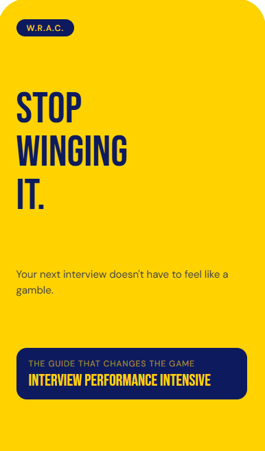 Wrights_Resumes's tweet photo. Stop winging your interviews. The Interview Performance Intensive walks you through exactly what to say, how to say it, and how to own the room. $25. Link in bio. #InterviewTips #WRAC #CareerAdvice #JobSearch https://t.co/NPOzx4CVKQ