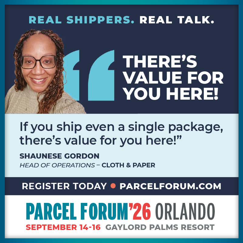 PARCELForum's tweet photo. Real shippers. Real talk.

Not every shipping operation looks the same and that’s exactly why PARCEL Forum matters.

“If you ship even a single package, there’s value for you here.”

👉 https://t.co/qprj0b2fCs
#PARCEL26Orlando https://t.co/HMq2xV3SaJ