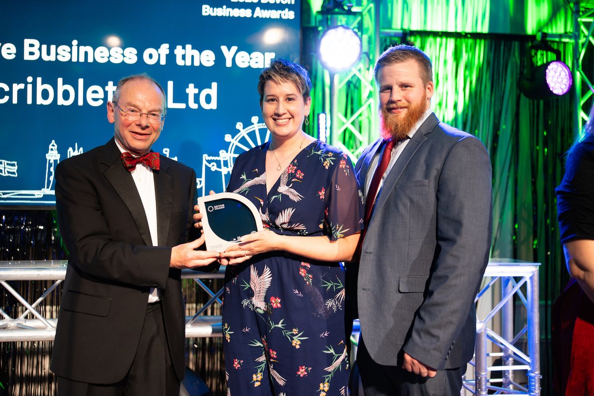 Chamber_Devon's tweet photo. 🏆 Devon Business Awards winner 🏆

Congratulations to Scribbleton, winner of our Creative Business of the Year Award 🎨

Find out more about our #DevonBizAwards winners and finalists at https://t.co/6Hpmd9t0On

#devonmeansbusiness #devonbusiness https://t.co/8ae9HHZYoQ